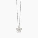 Mabina - Girocollo In Argento - Fiore In Zirconi
