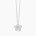 Mabina - Girocollo In Argento - Fiore Zirconi