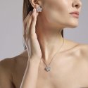 Mabina - Girocollo In Argento - Fiore Zirconi