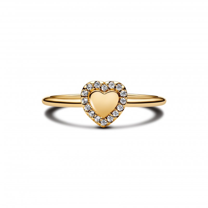 Anello Cuore e Pavè da incidere