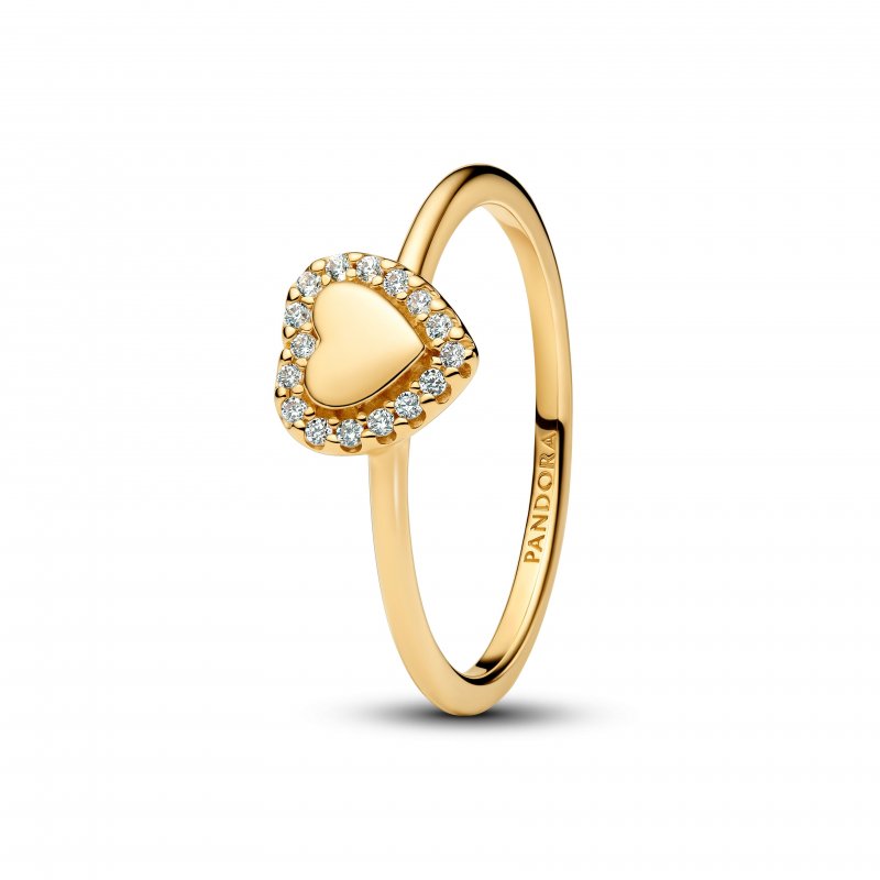Anello Cuore e Pavè da incidere