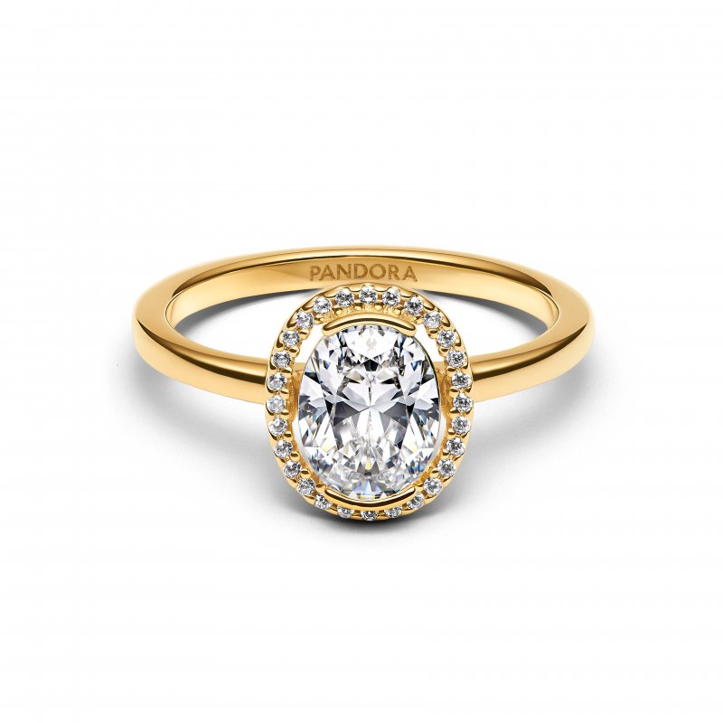 Anello Punto Luce Ovale