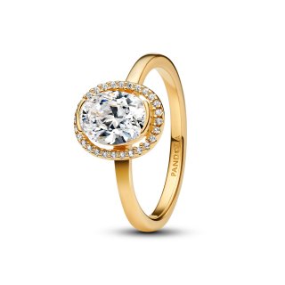 Anello Punto Luce Ovale