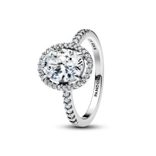 Anello Punto Luce Ovale