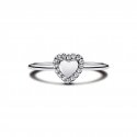 Anello Cuore e Pavè da incidere