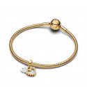 Charm Pendente Doppio Cuore Nessuna come Te