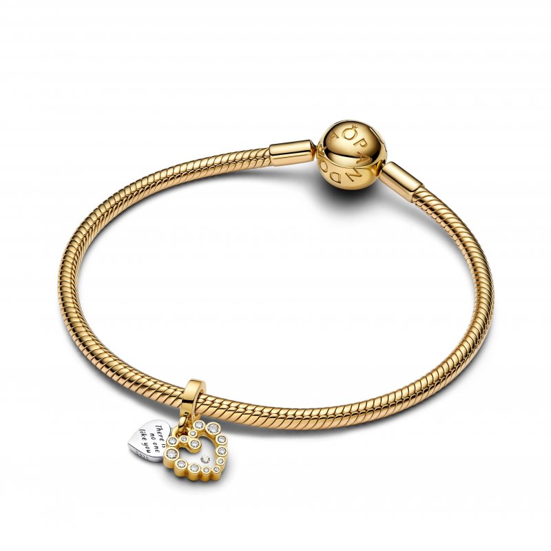 Charm Pendente Doppio Cuore Nessuna come Te