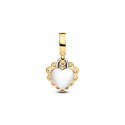 Charm Pendente Doppio Cuore Nessuna come Te