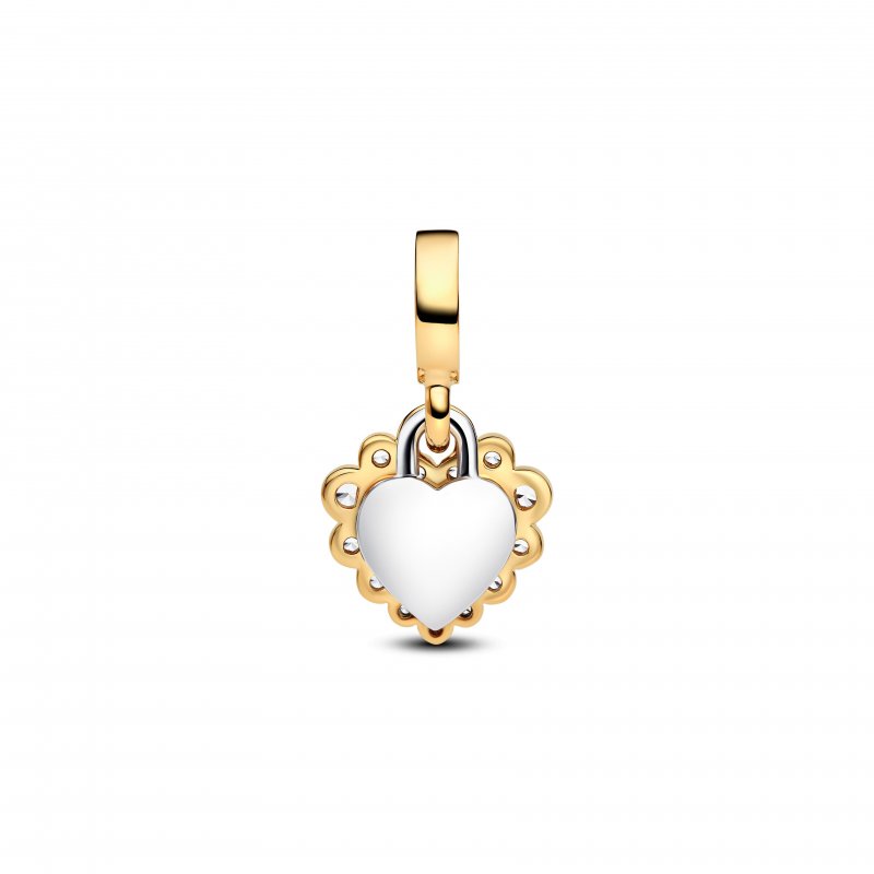 Charm Pendente Doppio Cuore Nessuna come Te