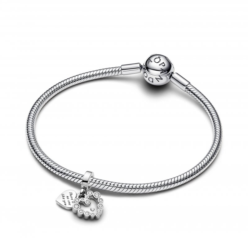 Charm Pendente Doppio Cuore Nessuna come Te