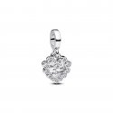 Charm Pendente Doppio Cuore Nessuna come Te