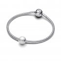 Charm Sfera con Perla Artificiale
