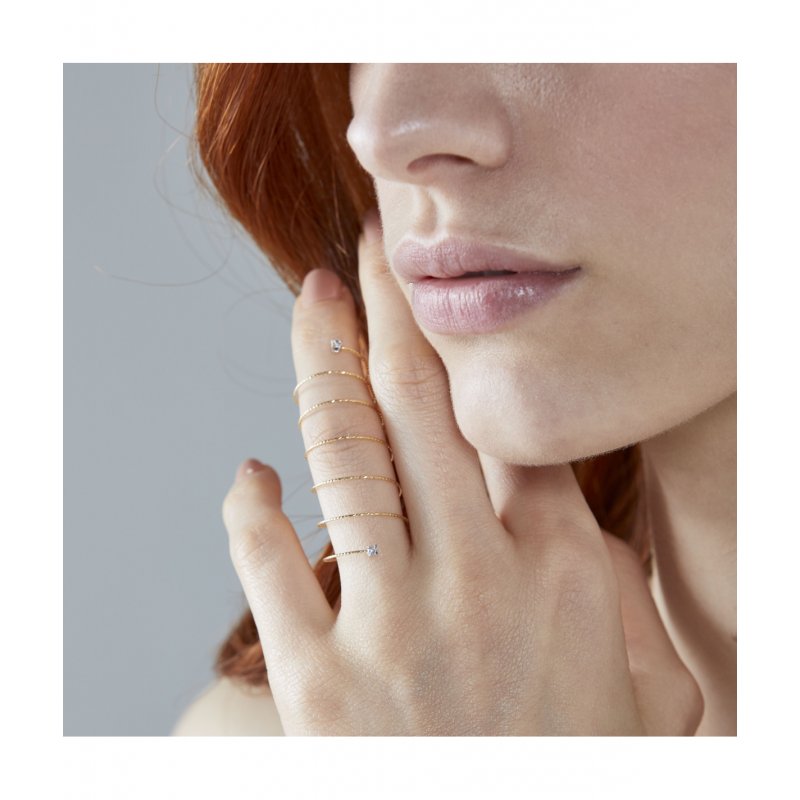 SILENZIO anello spirale
