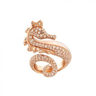 Chantecler - Anello Mediterranea - Oro Rosa - Diamanti