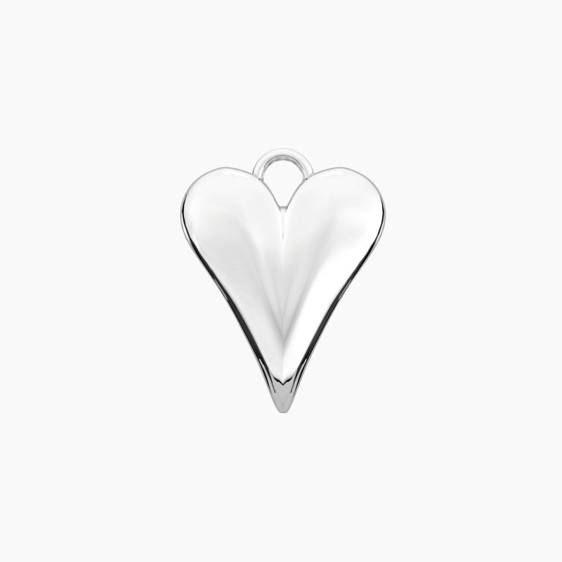Kidult - Ciondolo Cuore - Acciaio Smaltato Rosso