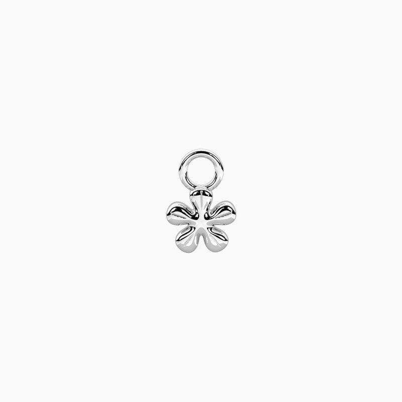 Kidult - Ciondolo Fiore Multicolor - Acciaio E Cristalli