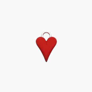 Kidult - Ciondolo Cuore Rosso - Acciaio Smaltato
