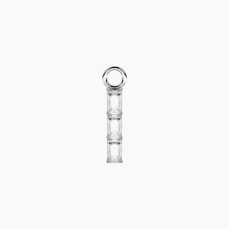 Kidult - Ciondolo Pendente Zirconi - Acciaio 316L