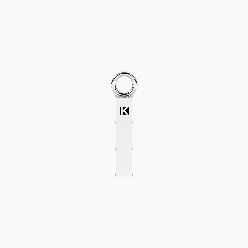 Kidult - Ciondolo Pendente Zirconi - Acciaio 316L