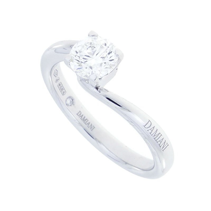 Damiani - Anello Promessa - Oro Bianco - Diamante
