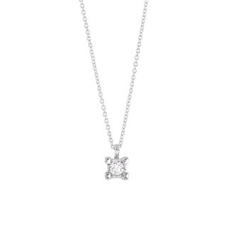 Salvini - Collierino In Oro Bianco - Diamante Rotondo