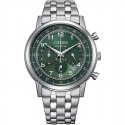Citizen - Orologio Cronografo Uomo - Verde - Acciaio