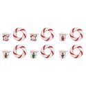 Set 6 tazzine espr.100 ml c/piattini in gift box NUTCRACKER TWIST
