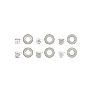 Set 6 tazzine espr.100 ml c/piattini in gift box  PALLADIUM - Easy life