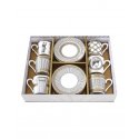 Set 6 tazzine espr.100 ml c/piattini in gift box  PALLADIUM - Easy life