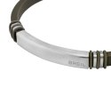 Breil Tribe - Bracciale Light Cuff - Acciaio Satinato - Verde