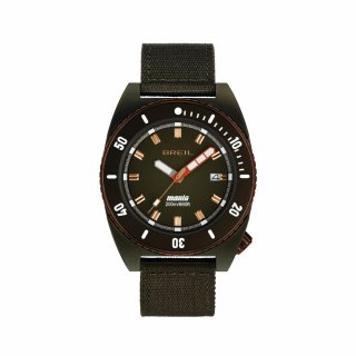 Breil - Manta Seeker 3H 42 Mm - Orologio Diver Verde