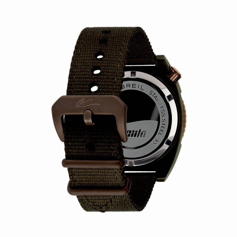 Breil - Manta Seeker 3H 42 Mm - Orologio Diver Verde