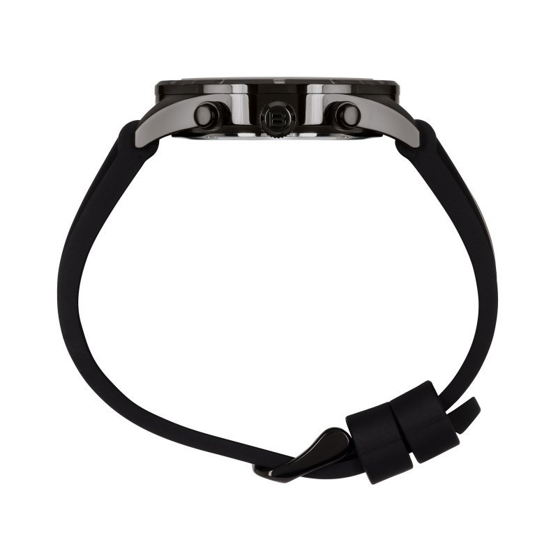 Breil Tribe - B 12 H Chrono Gent 42 Mm - Silicone Nero