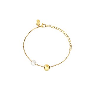 Breil Tribe - Bracciale B Rocks - Acciaio Oro - Perla