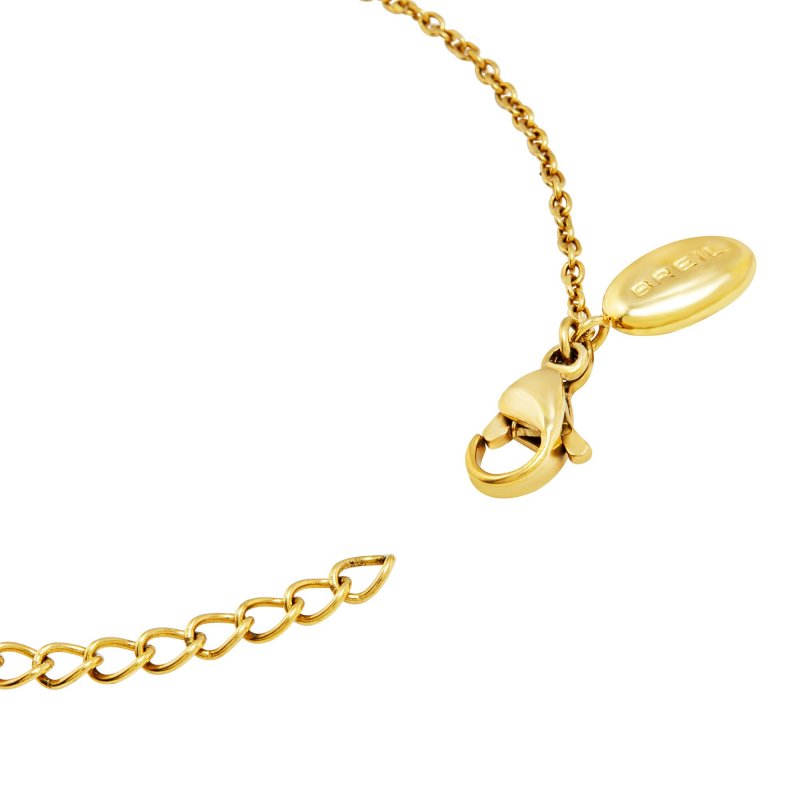 Breil Tribe - Bracciale B Rocks - Acciaio Oro - Perla