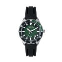 Breil Tribe - Overhand Solo Tempo - Silicone Nero - Verde