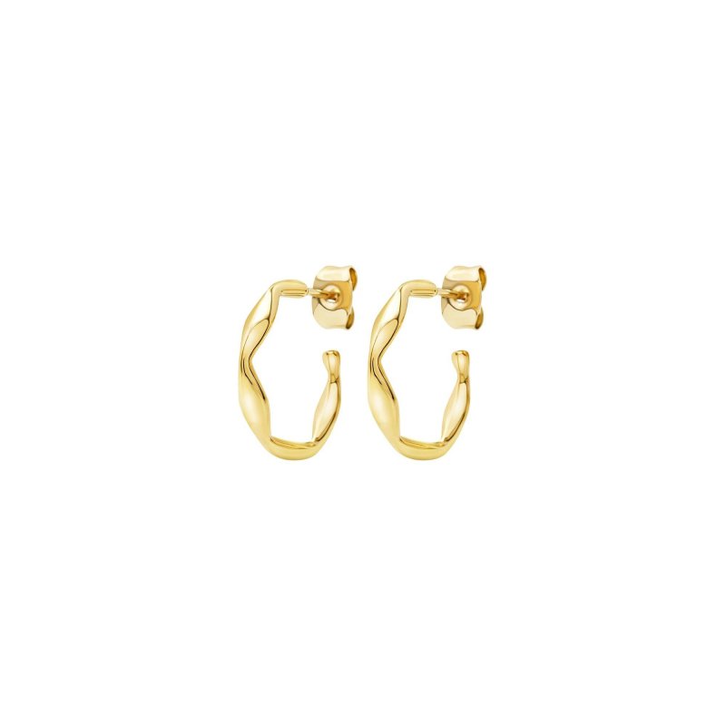 Breil Tribe - Orecchini Alchemy Ip Gold - Acciaio Oro