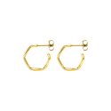 Breil Tribe - Orecchini Alchemy Ip Gold - Acciaio Oro