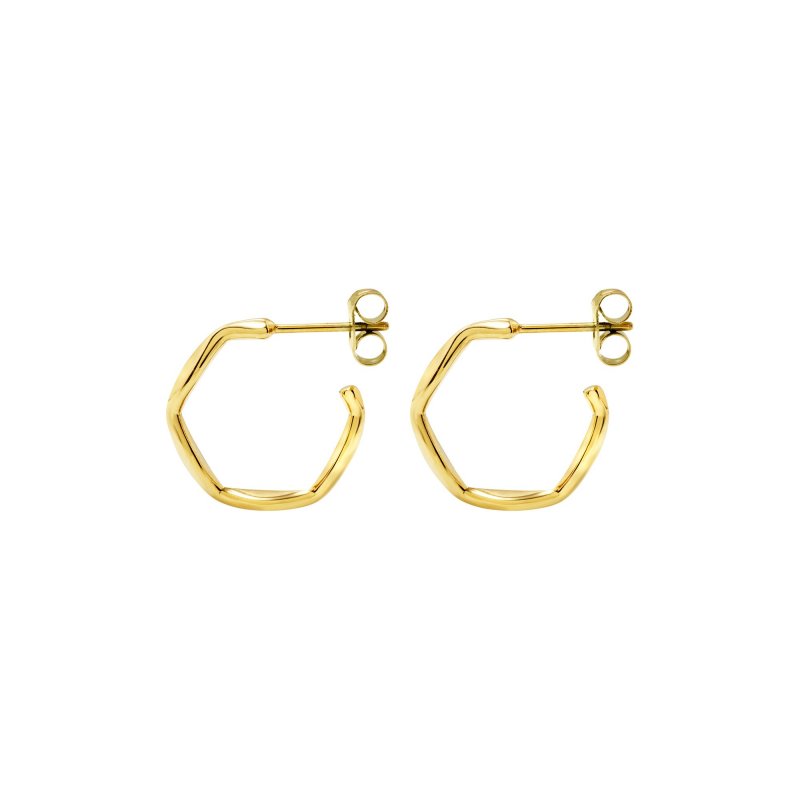 Breil Tribe - Orecchini Alchemy Ip Gold - Acciaio Oro