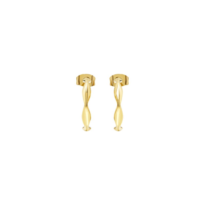 Breil Tribe - Orecchini Alchemy Ip Gold - Acciaio Oro