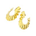 Breil Tribe - Orecchino Plisse' Ip Gold - Acciaio - Oro