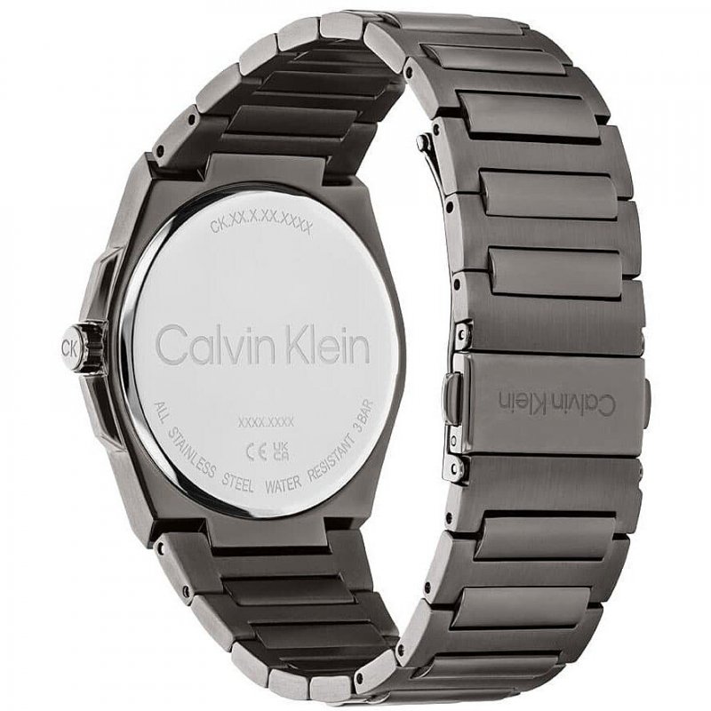 Calvin Klein - Orologio Uomo Meta Minimal - Acciaio Grigio
