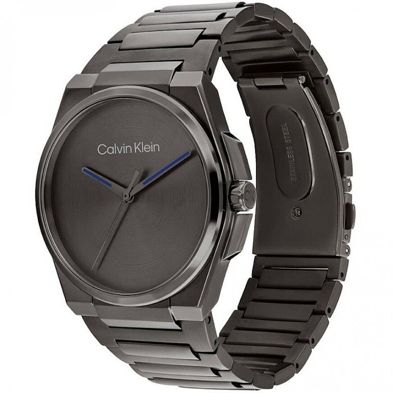 Calvin Klein - Orologio Uomo Meta Minimal - Acciaio Grigio