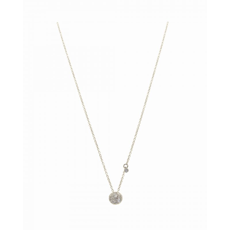 Alisei Milano - Collana Tondo Mini - Bianco - Argento