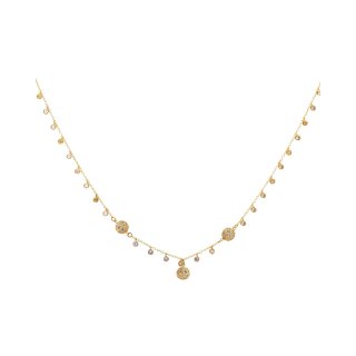 Alisei Milano - Collana Charms Zirconi - Ag925 Dorato