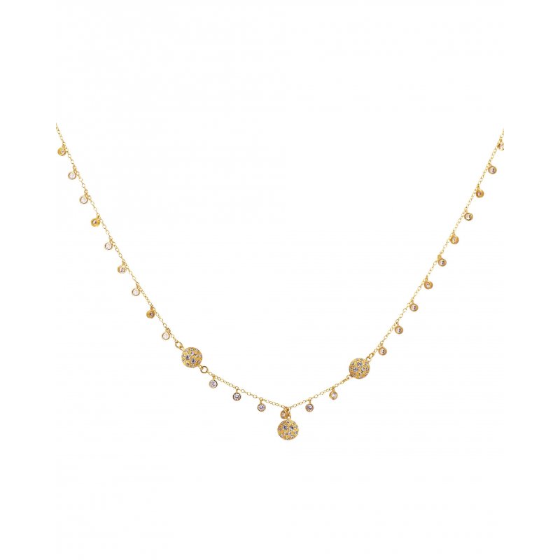 Alisei Milano - Collana Charms Zirconi - Ag925 Dorato