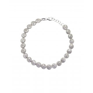 Alisei Milano - Bracciale Tennis Mini - Bianco - Argento 925