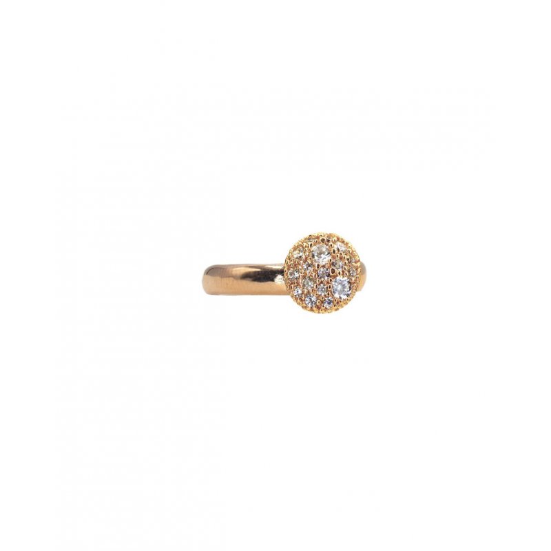 Alisei Milano - Anello Tondo Mini - Bianco Argento 925