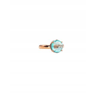 Alisei Milano - Anello Pietra Azzurra - Argento Rosè