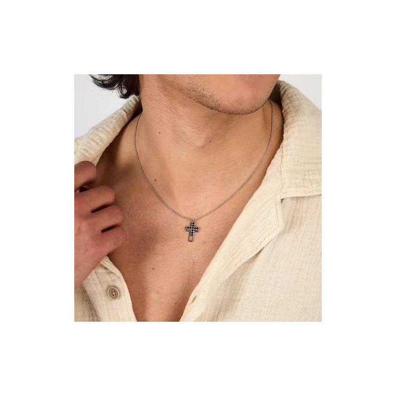 Morellato Jewels - Collana Tennis Uomo - Zirconi Nero